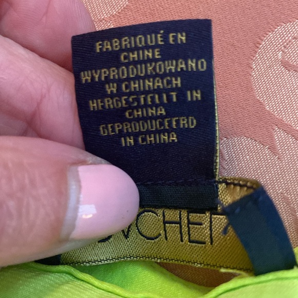 EUC. Rachel by Rachel Ray sleeveless lime, green, semi sheer top. - Picture 6 of 8